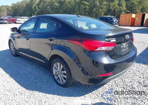 2016 Hyundai Elantra Se from USA, damaged, VIN 5NPDH4AE8GH754109